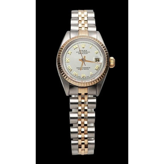 Quadrante romano bianco Rolex Datejust