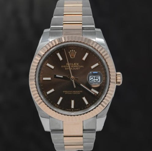 Rolex 126331 Datejust 41mm Orologio da uomo Oro giallo 18k