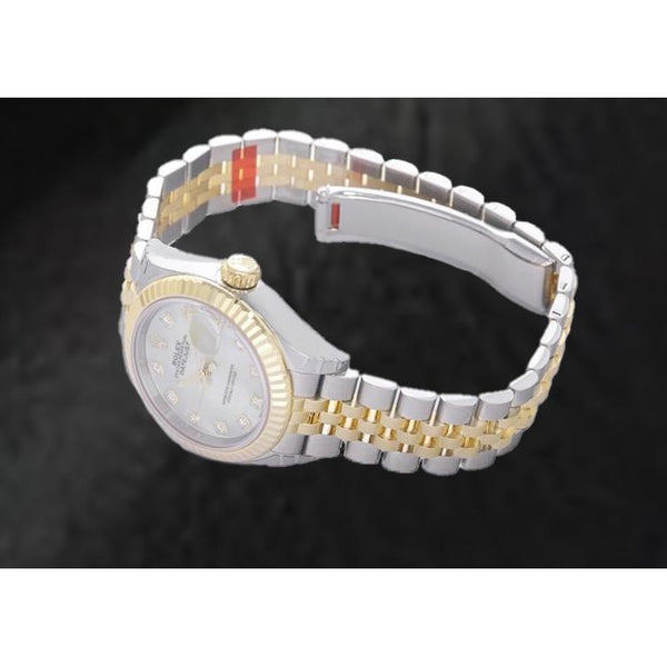 Rolex 279173 Datejust Orologio da donna Quadrante in madreperla con diamanti Due toni