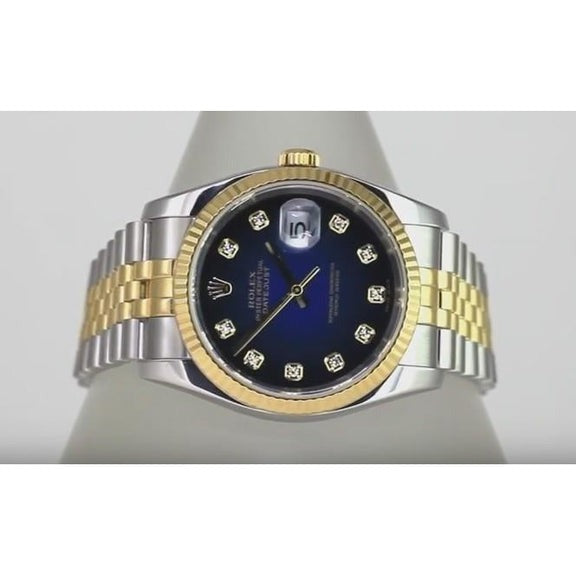 Rolex Datejust 36 mm orologio da uomo quadrante