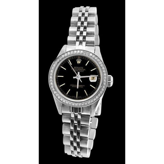 Rolex nero donna sales