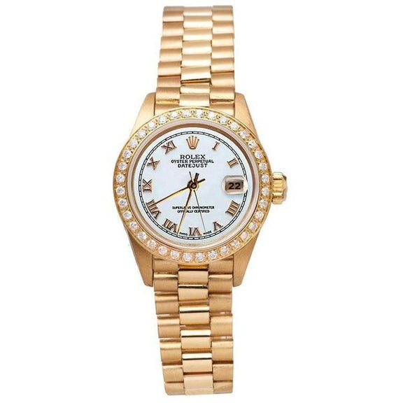 Rolex Datejust bianco quadrante romano
