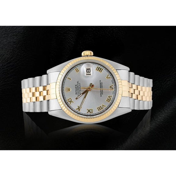 Rolex Datejust quadrante grigio romano