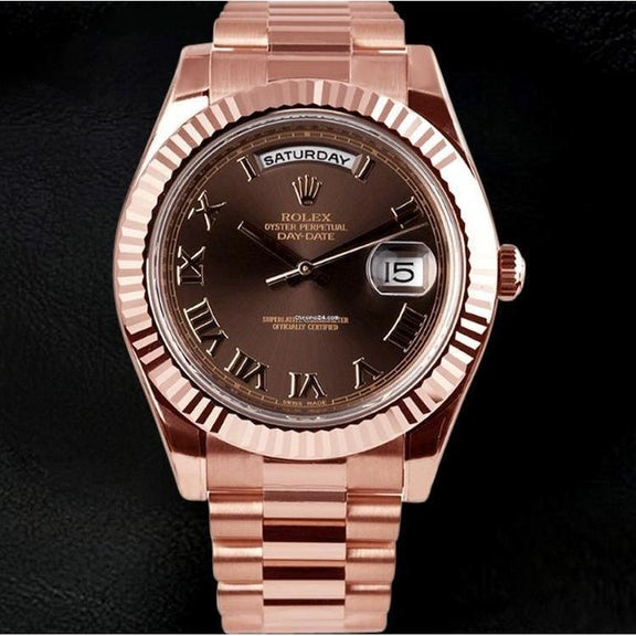 Rose gold day date 41 hotsell