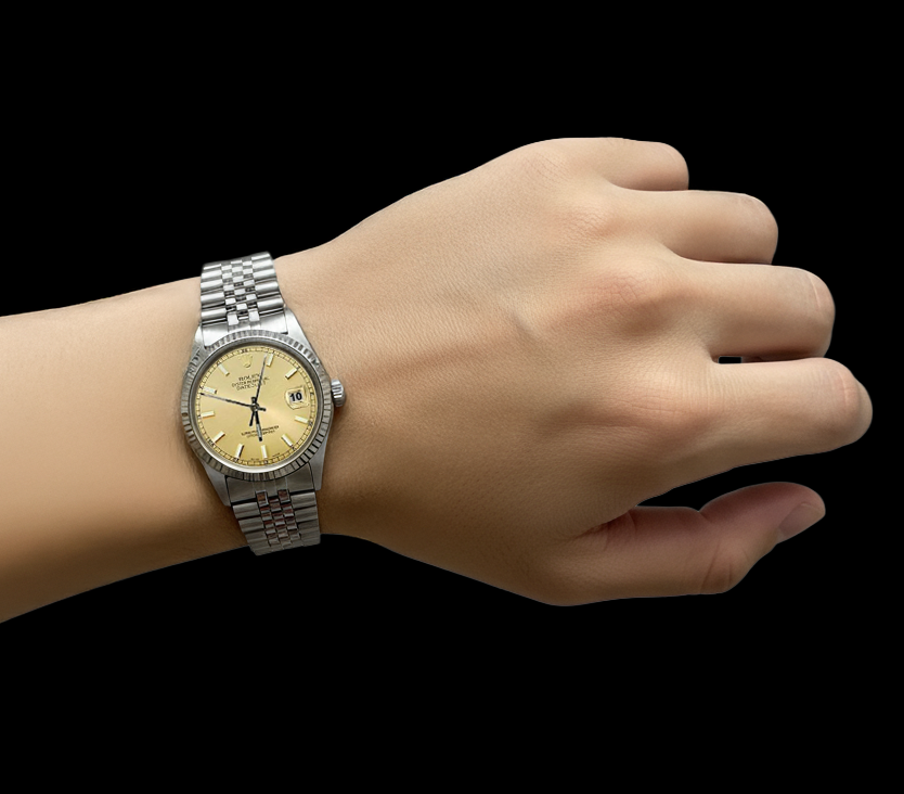 Rolex perpetuo da uomo Rolex bastone quadrante giubileo Bracciale in acciaio inossidabile IMPOSTAZIONE RAPIDA