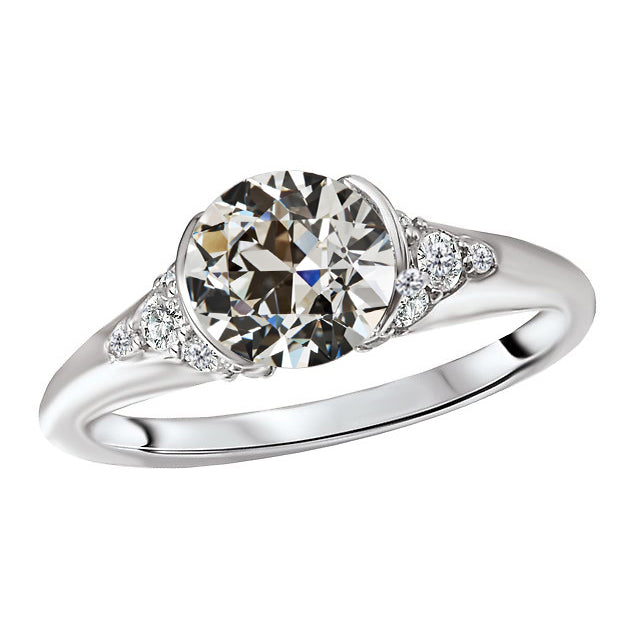Anniversary Ring Oro Bianco 14K con Brillante – vista principale