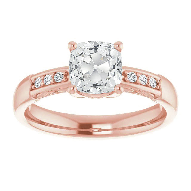 Diamante Anniversary Ring 6 carati Oro 14 Carati Rosa – vista principale