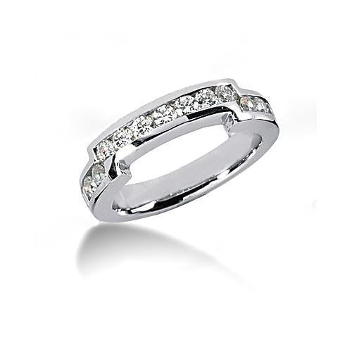 Set Di Fidanzamento Con Vero Diamante 2.66 Carati Oro Bianco 14K Nuovi Gioielli Da Donna