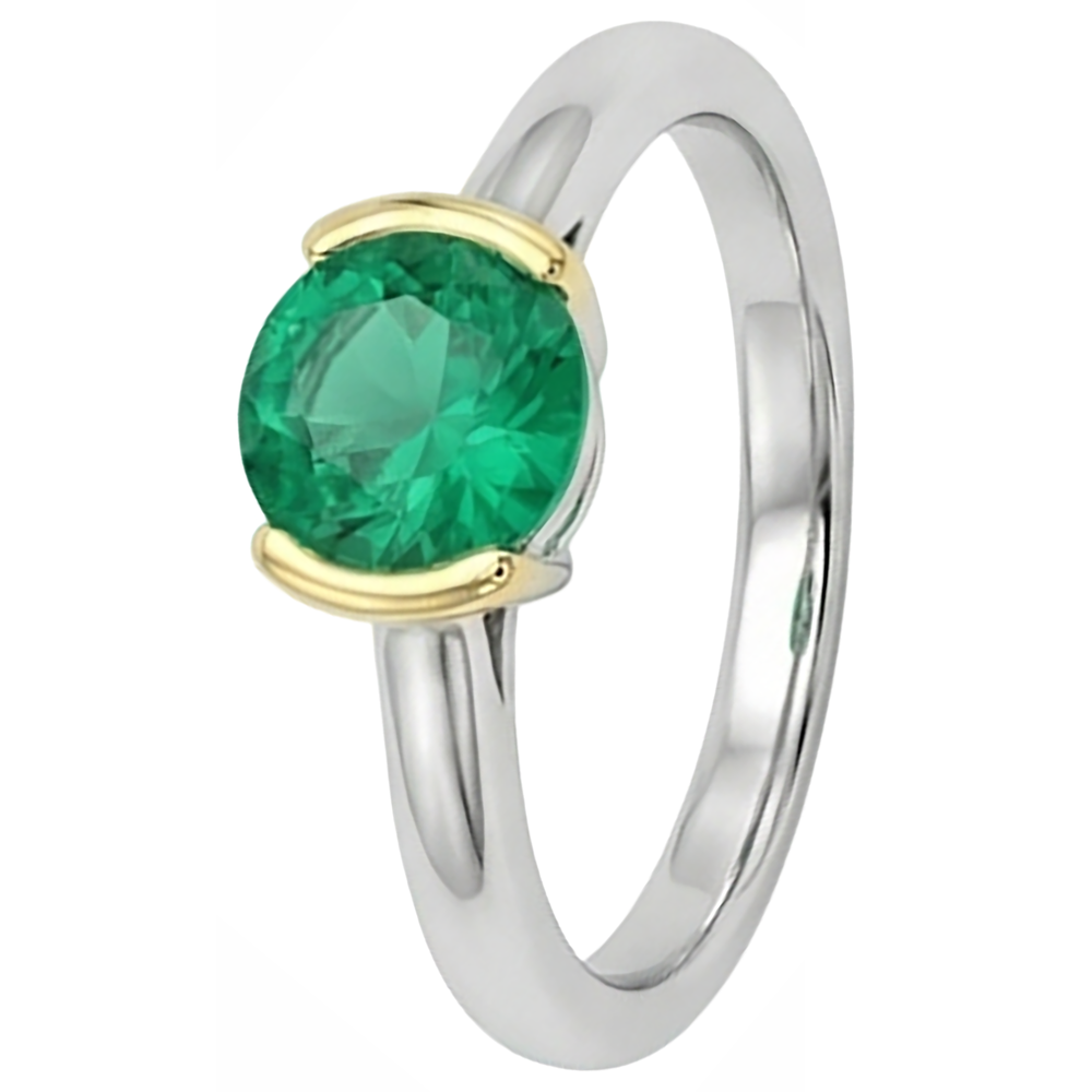Su misura Anello Pietra Colorata 1,50 carati – vista dall'alto