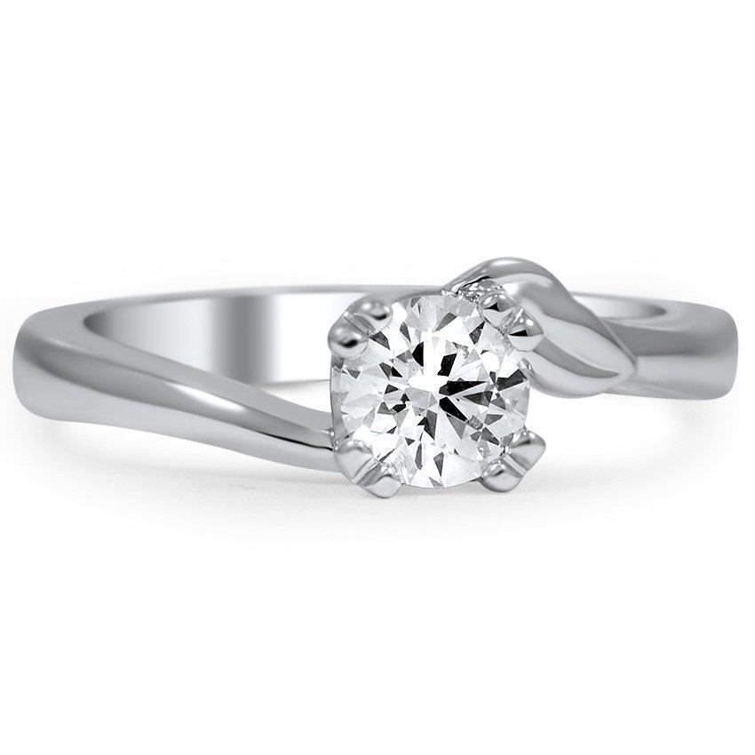 Solitaire Sparkling 1.50 Carati Anello Nuziale Con Genuino Diamante Taglio Rotondo