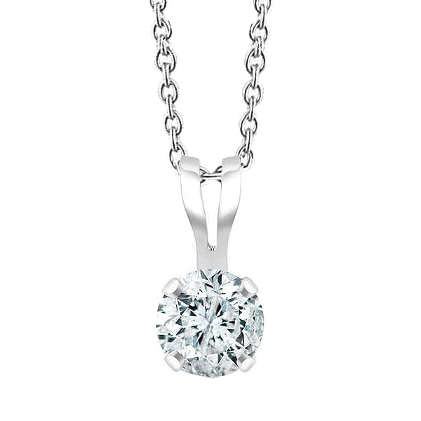 Solitario Collana Di Vero Diamanti