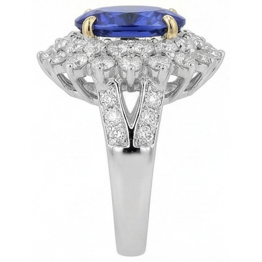 Tanzanite Anello Cocktail
