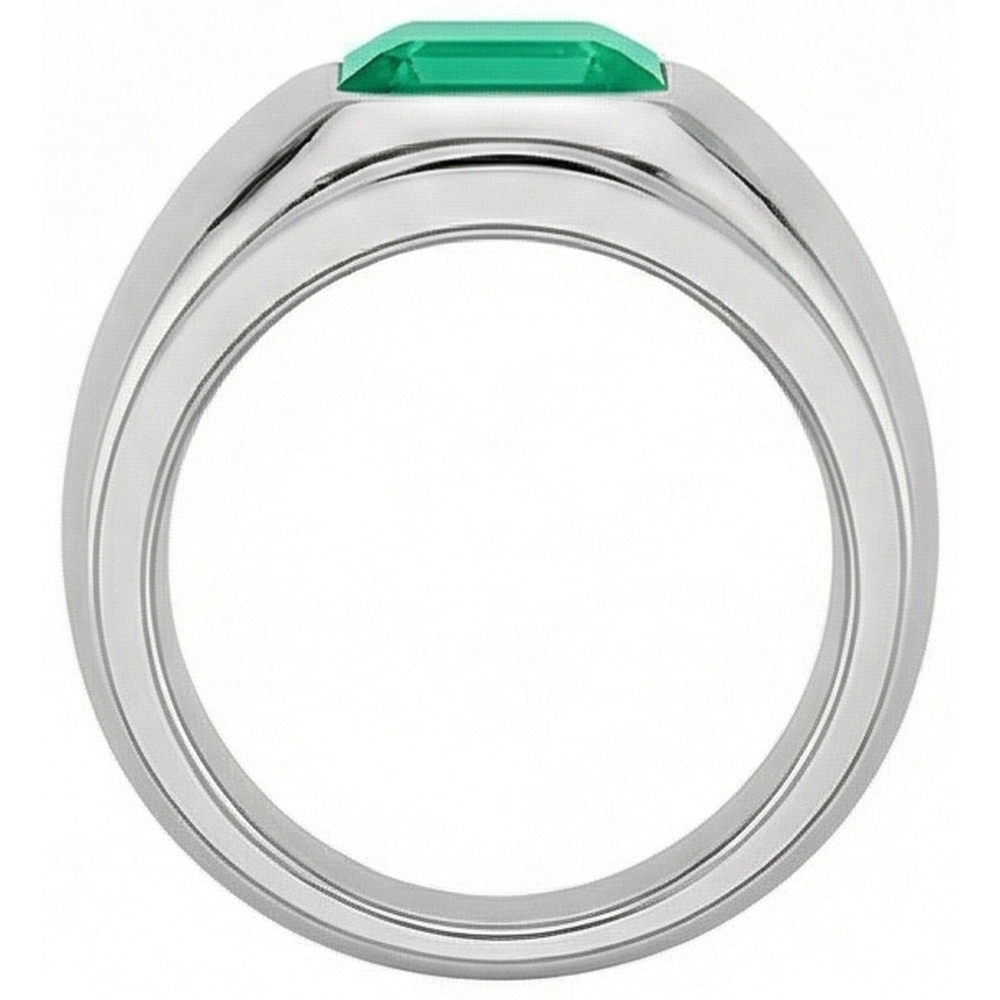 Smeraldo Fine Anello Pietra Colorata – vista dettaglio