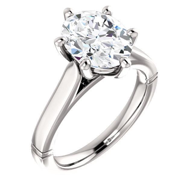 Vero Anello Solitario Diamante 3.50 Carati Gioielli Novità