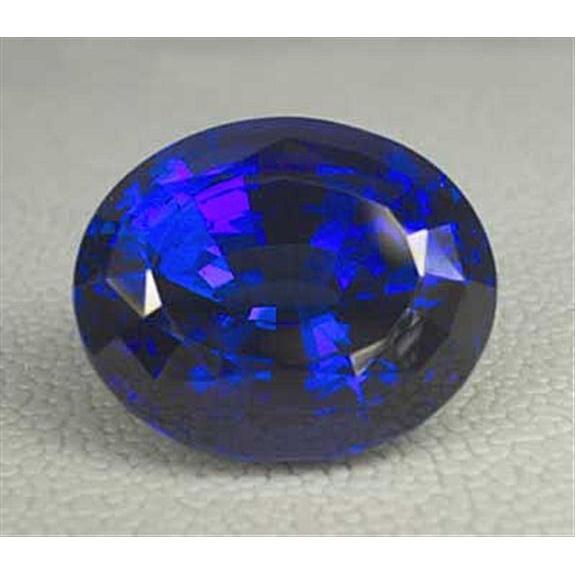 Tanzanite Blu Loose Sapphires Natural 7-carati Gold – vista principale