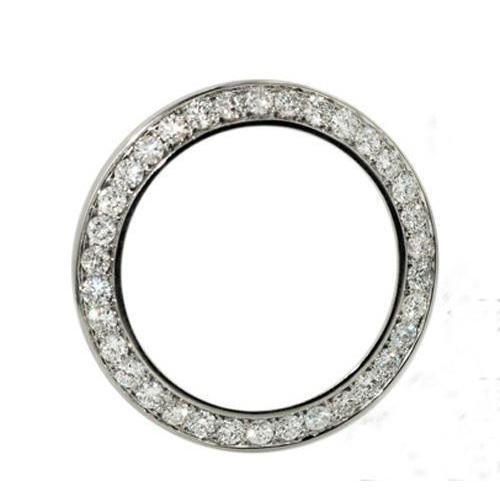 Taglio Rotondo Diamante anello in Stainless Steel – vista principale