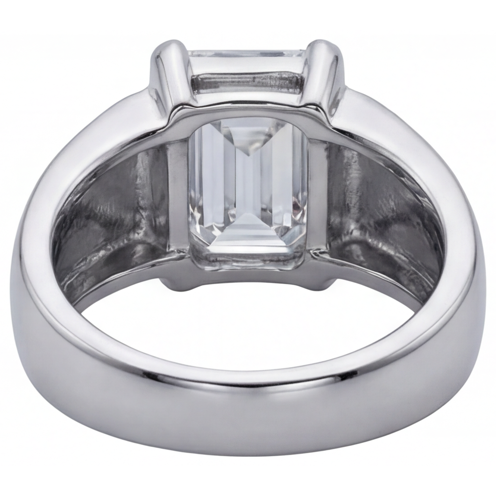 Diamante Fine Anello Uomo – vista posteriore