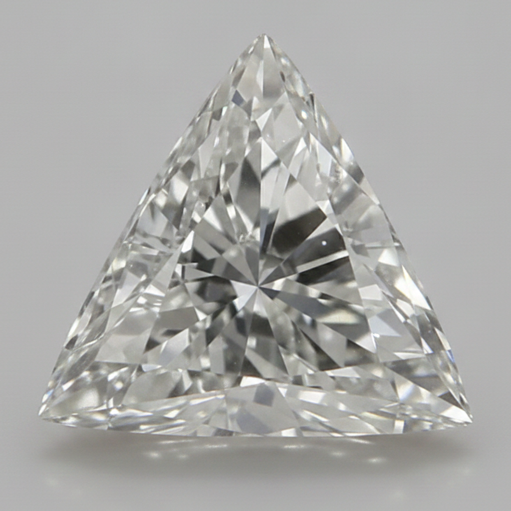 Diamante sciolto scintillante da 8 carati, naturale, taglio triangolare Trilliant, H VS1, estratto dalla terra
