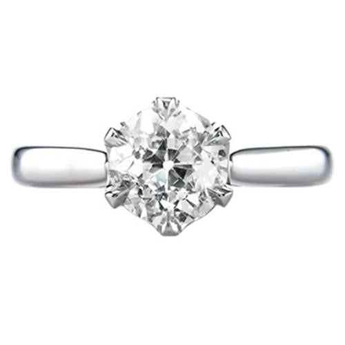 1 Carat Solitaire Round Prong Set Old Miner Diamond Ring Jewelry - harrychadent.it