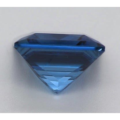 1,5 Carati Diamante Principessa Blu Naturale Sciolto Taglio Eccellente