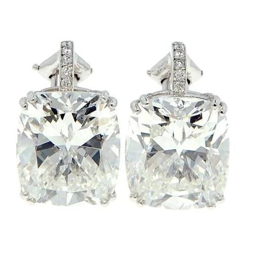 3.20 carati cuscino diamante orecchino da donna gioielli in oro - harrychadent.it