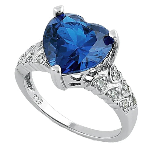 6 Ct Zaffiro Anello