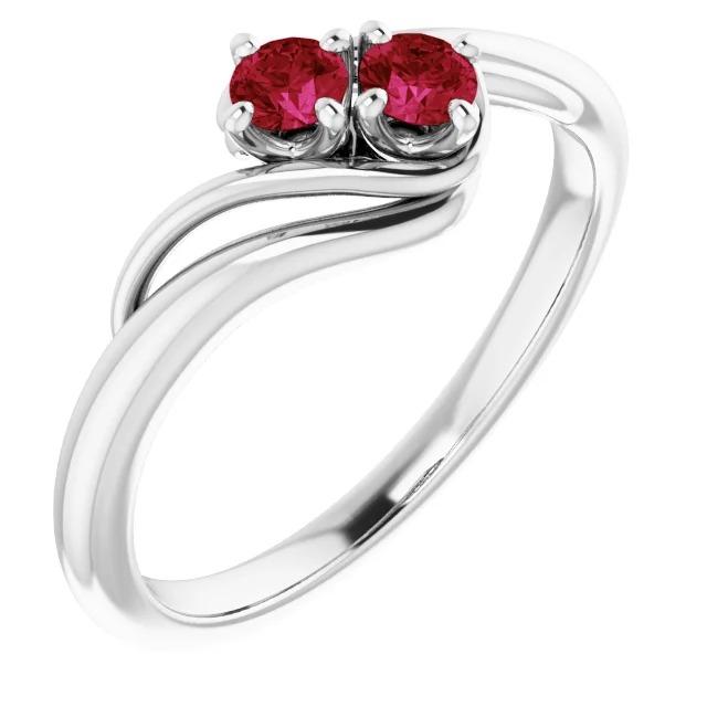 Anello Burmese Rubino 0.50 carati Twisted Style Prong Impostazione gioielli Nuovo - harrychadent.it