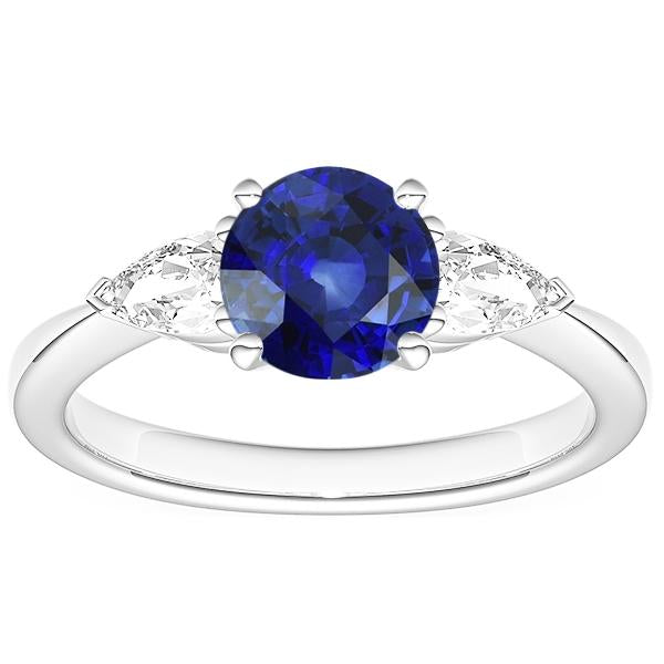 Anello di fidanzamento con zaffiro da 2 carati