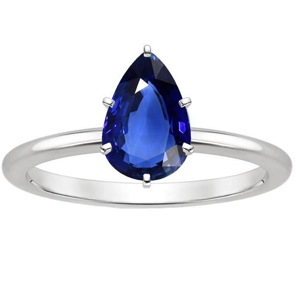 Anello Di Fidanzamento Con Zaffiro Da 4 Carati