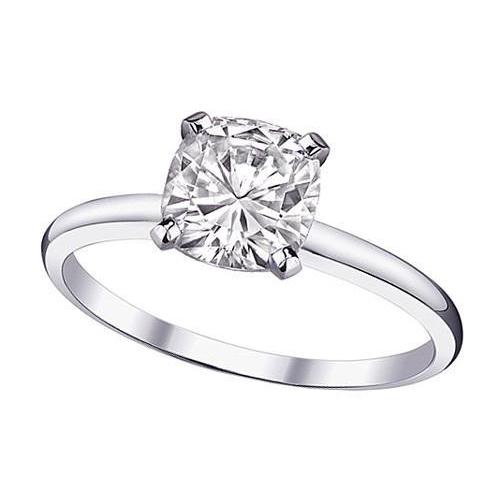 Anello Solitario Diamante Cuscino