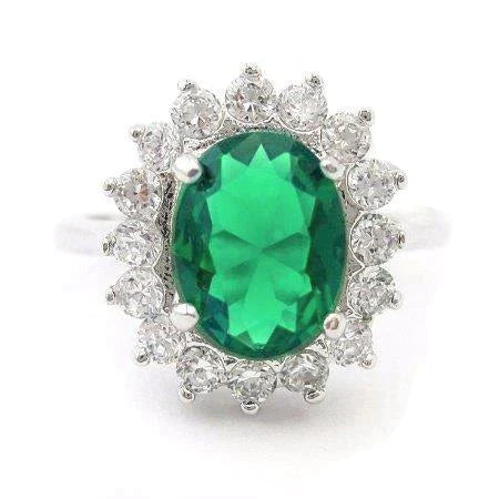 Anello di Fidanzamento Smeraldo