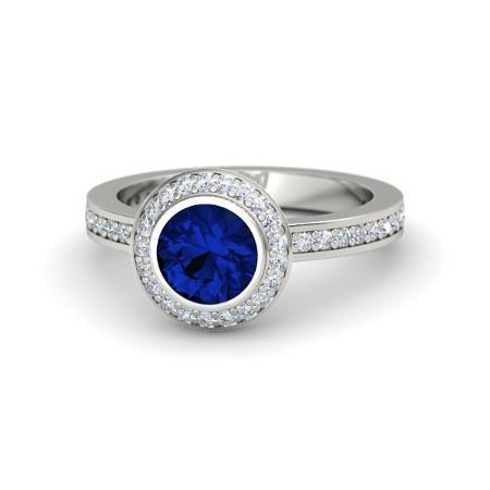 Anello di fidanzamento con diamante zaffiro Ceylon con castone 14K 3,42 carati - harrychadent.it