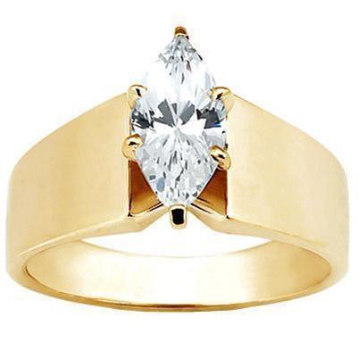 Anello di fidanzamento solitario con diamante solitario da 1,5 carati in oro giallo - harrychadent.it
