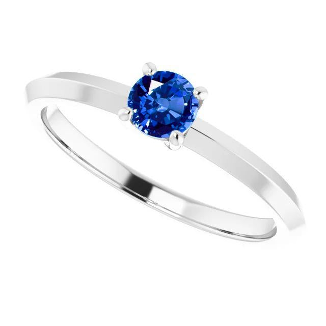 Anello Solitario 1.25 Carati Oro Bianco 14K - harrychadent.it