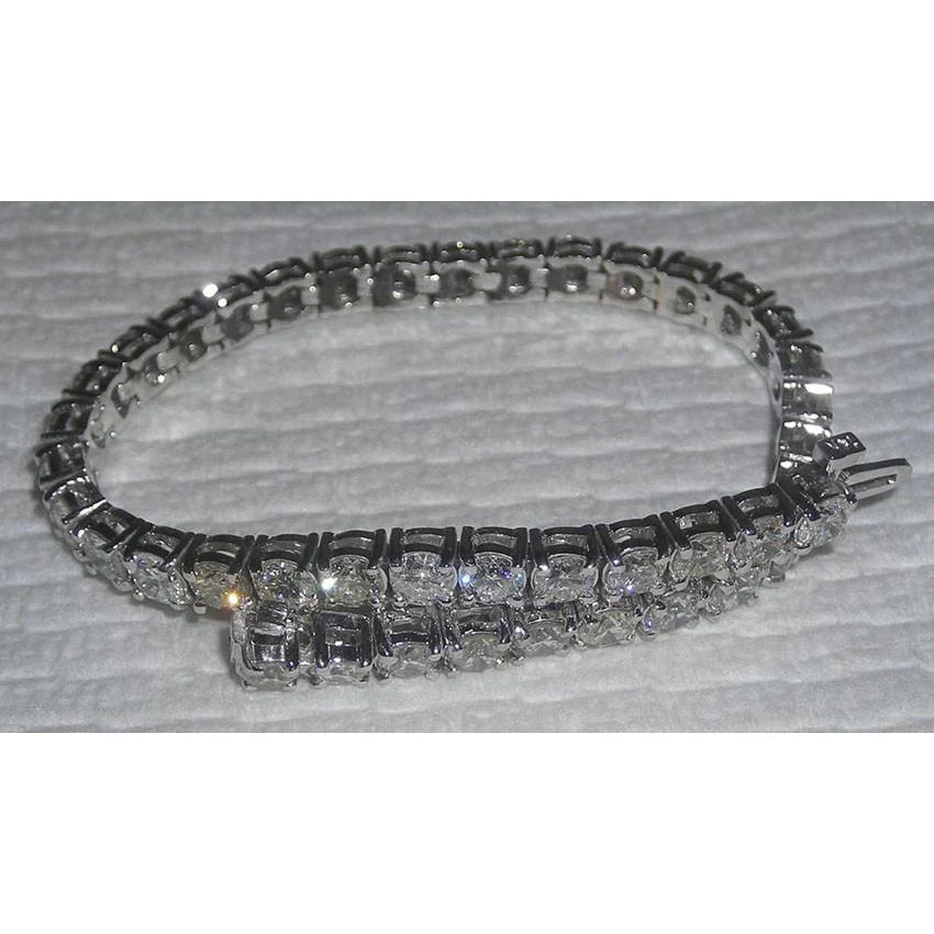Bracciale Tennis 25 Puntatori Diamante