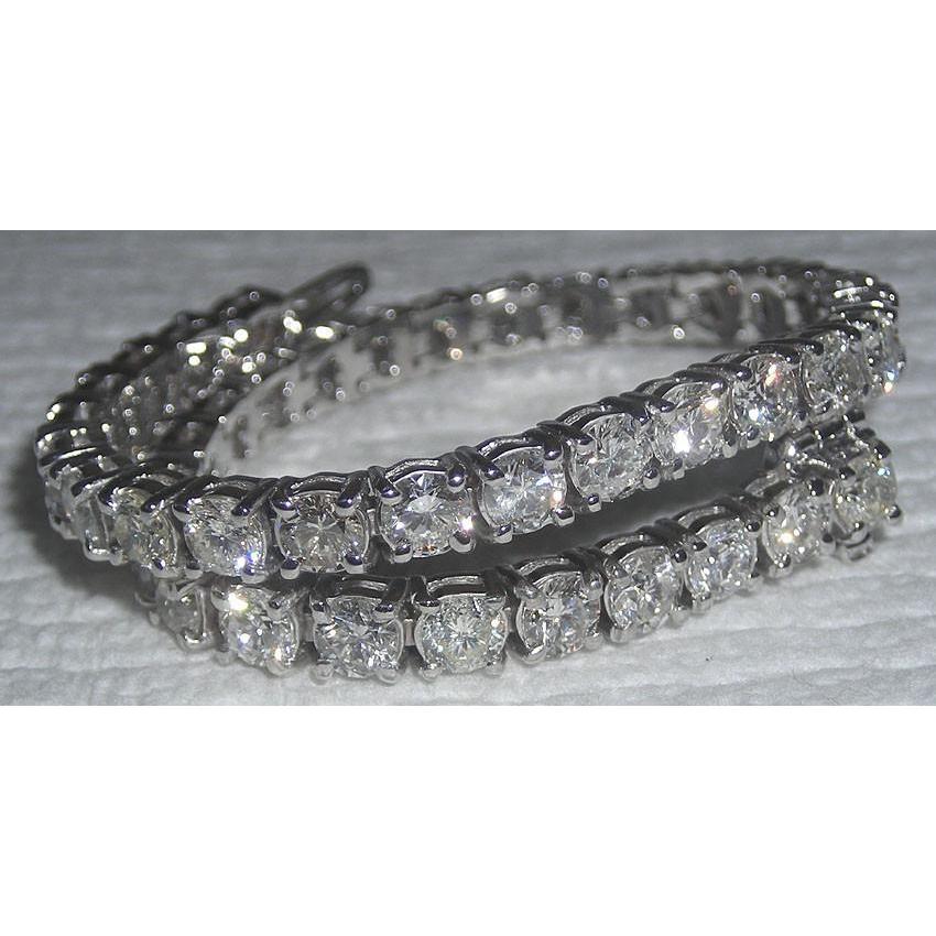 Bracciale Tennis 25 Puntatori Diamante