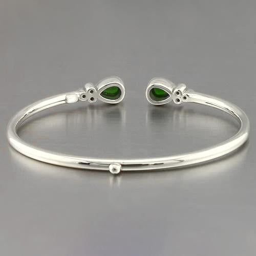 Bracciale in oro giallo con pietre preziose verde smeraldo 2.30 carati Gioielli da donna Novità - harrychadent.it
