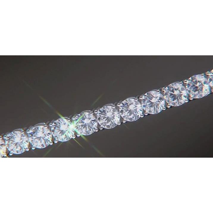 Bracciale tennis da 12,80 carati Triple Ex Stones con diamanti grandi - harrychadent.it