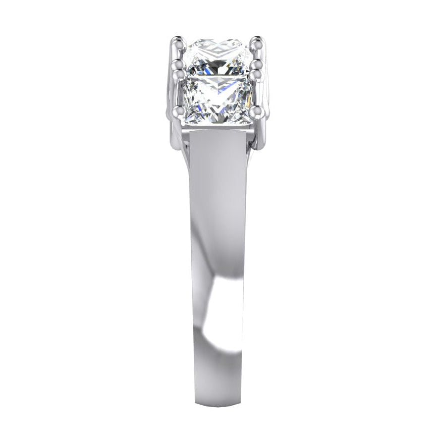 Cinque Pietre Mezza Eternità Principessa Diamante Band 3 carati - harrychadent.it