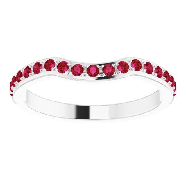 Cinturino Burma Ruby da 1,90 carati con gioielli da donna in oro bianco 14 carati - harrychadent.it