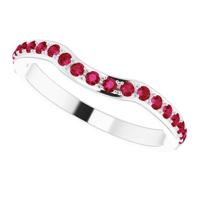 Cinturino Burma Ruby da 1,90 carati con gioielli da donna in oro bianco 14 carati - harrychadent.it