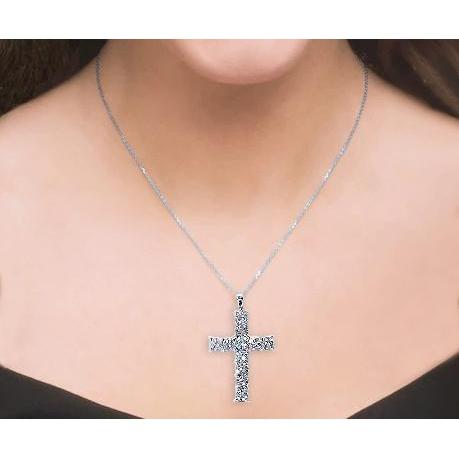 Ciondolo Croce Diamante 3 Carati - harrychadent.it