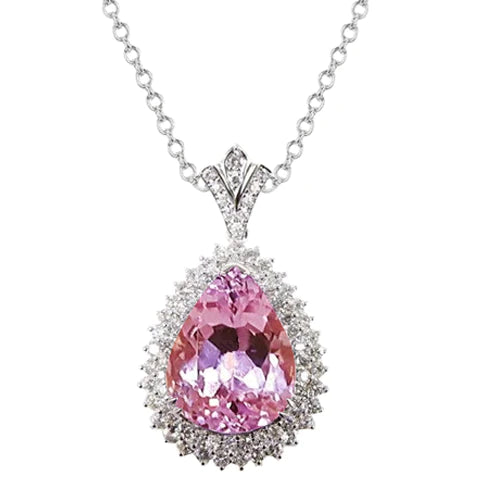 Ciondolo in pietra preziosa Kunzite