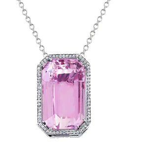 Ciondolo in pietra preziosa Kunzite