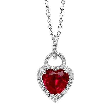 vero round diamante 5.20carati pendente vista frontale