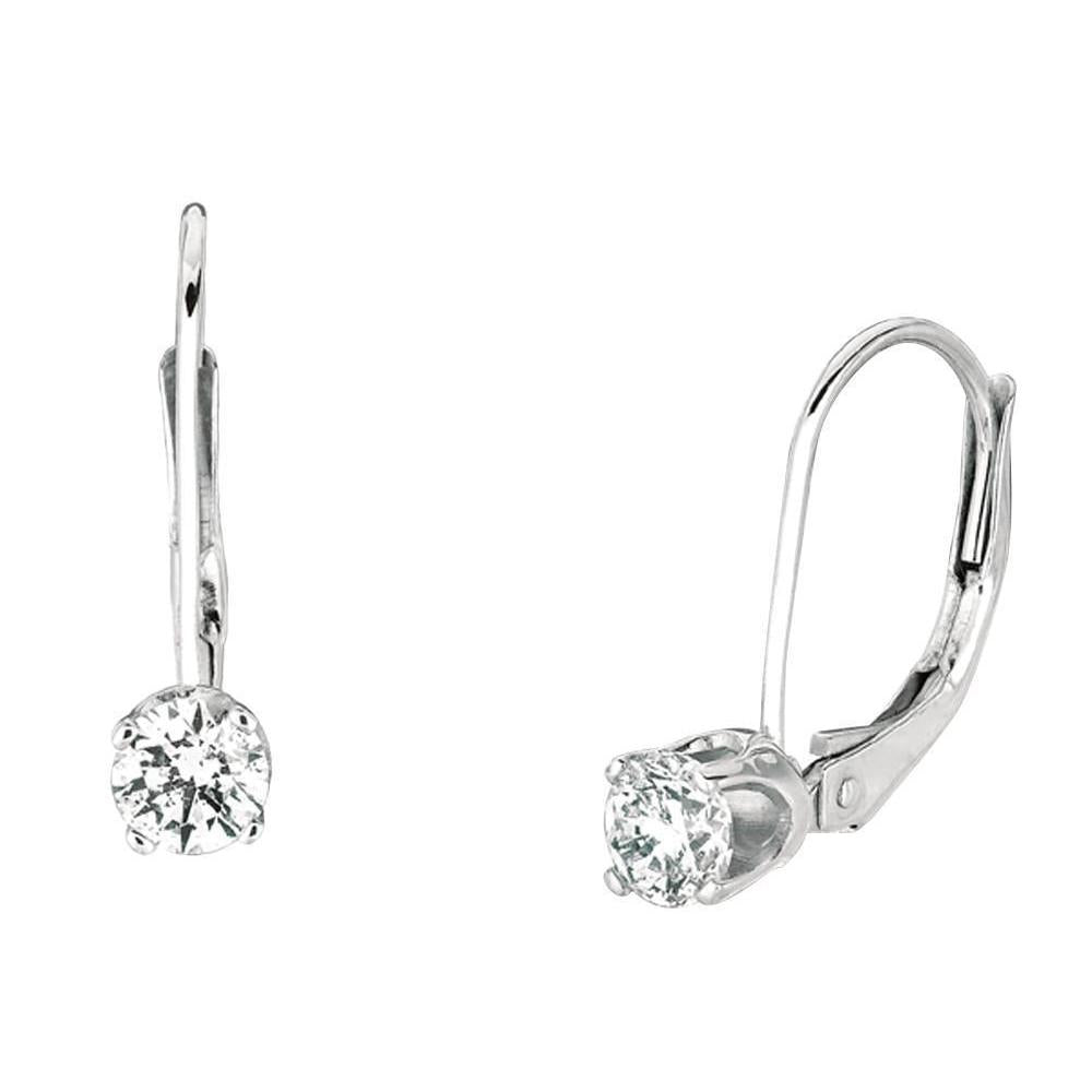 Set Di Orecchini A Perno Rotondi In Zirconia Cubica 3mm In Set Di Orecchini A Perno Rotondi In Zirconia Cubica 3mm In