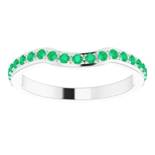 Gioielli da donna con fascia verde smeraldo verde colombiano con montatura a polo da 1.90 carati - harrychadent.it