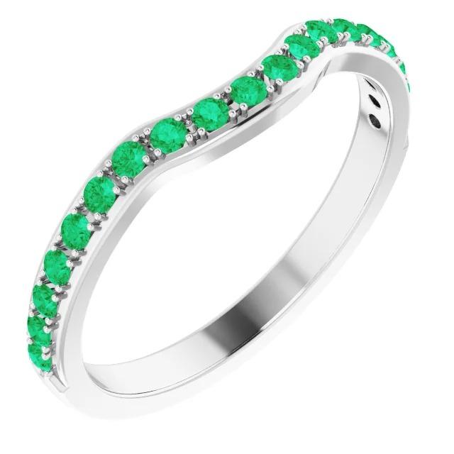 Gioielli da donna con fascia verde smeraldo verde colombiano con montatura a polo da 1.90 carati - harrychadent.it