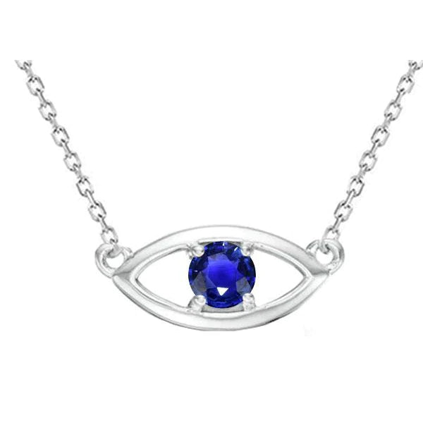 Solitaire Eye Pendant Gemstone Dog Ear Prong Set 1 Carat Jewelry - harrychadent.it