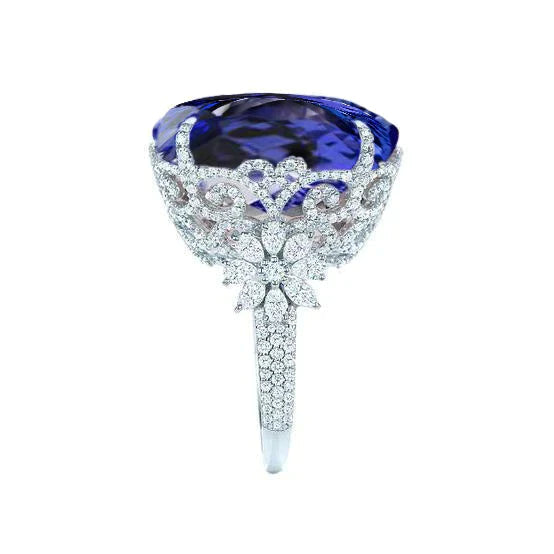 Tanzanite Anello Cocktail